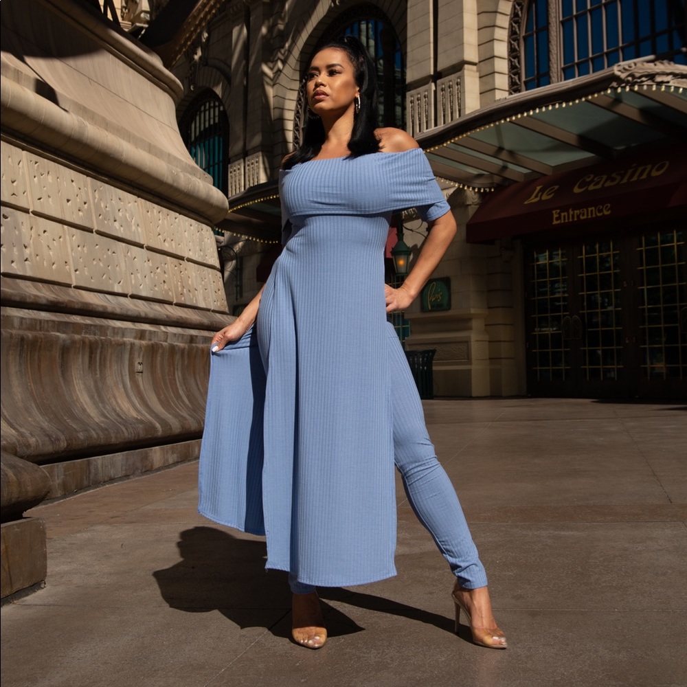 Gone with the wind ribbed set